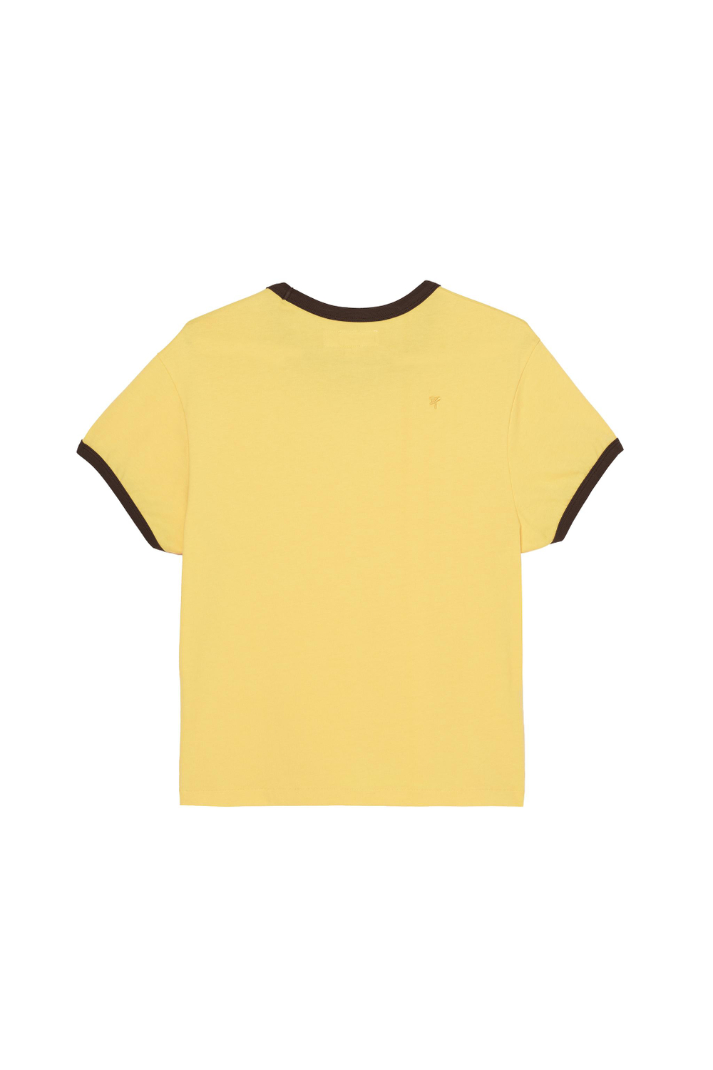 ФУТБОЛКА СЛИМ В РУБЧИК С КОНТРАСТНЫМИ ДЕТАЛЯМИ — ZARA