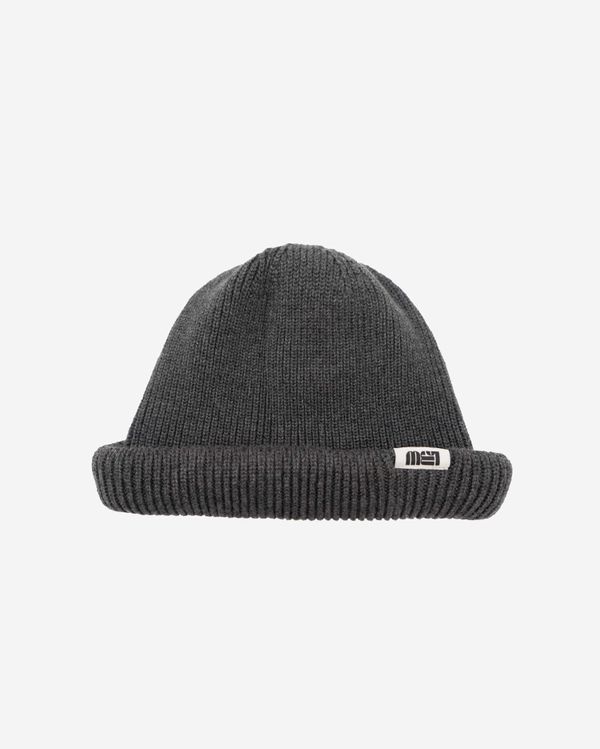 Шапка Knit Short Beanie Charcoal FW22 Темно-Серая
