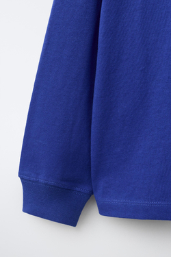 ZARA - FRUIT OF THE LOOM™ , ФУТБОЛКА С ВЫШИВКОЙ, СИНИЙ