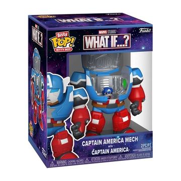 Набор Funko Bitty POP! Bitty Bot Marvel What If Captain America Mech with Captain America 91388
