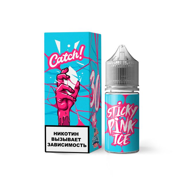 Catch! Salt 10 мл - Stiсky Pink Ice (20 мг)