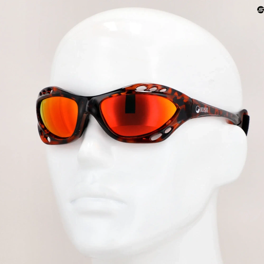Спортивные очки OCEAN Cumbuco Transparent Braun / Revo Orange Polarized lenses
