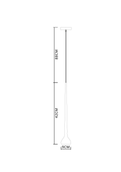 Светильник подвесной Arte Lamp Slanciato A4010SP-1WH