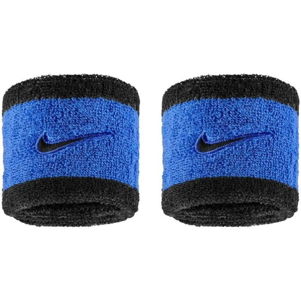 Теннисные напульсники Nike Swoosh 2P - comet blue/black