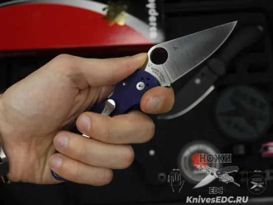 Нож складной Spyderco Para 3 223GPDBL c клинком из стали CPM-S110V, рукоять G10