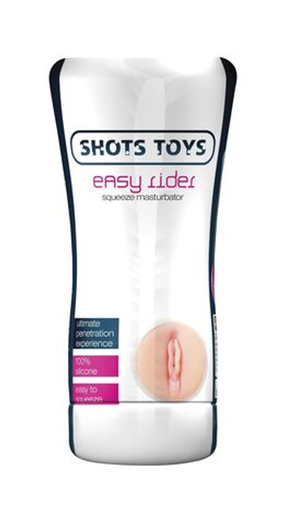 Телесный мастурбатор-вагина Easy Rider Squeeze Masturbator (Цвет: телесный)