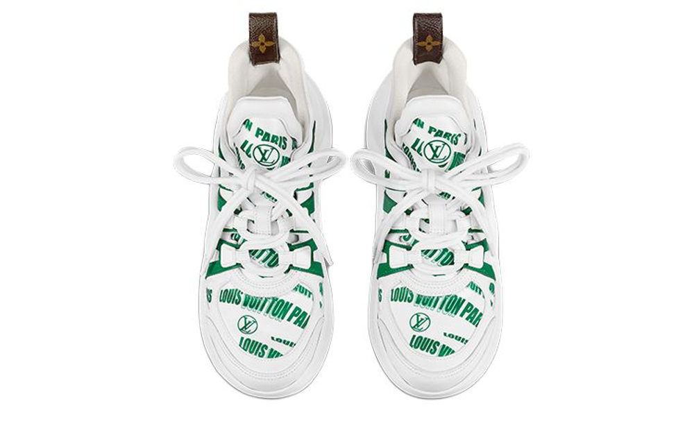LOUIS VUITTON Archlight 1.0 Sneakers "White Green" Women"s