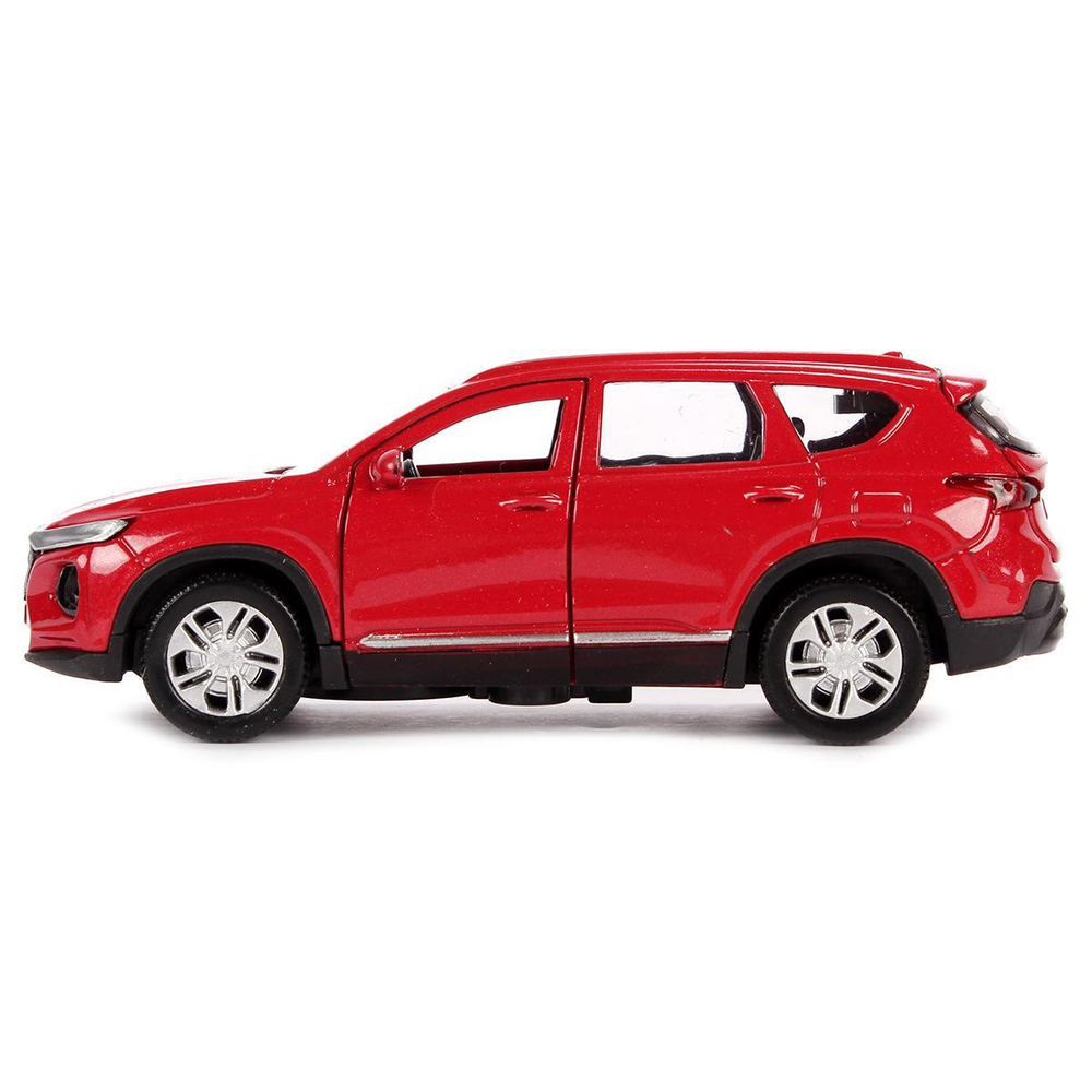 Модель ин. мет. "Hyundai Santafe" 12см, двер, багаж, красный, коробка SANTAFE2-12-RD (Технопарк)