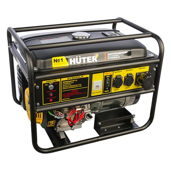 Бензиновый генератор HUTER DY8000LX