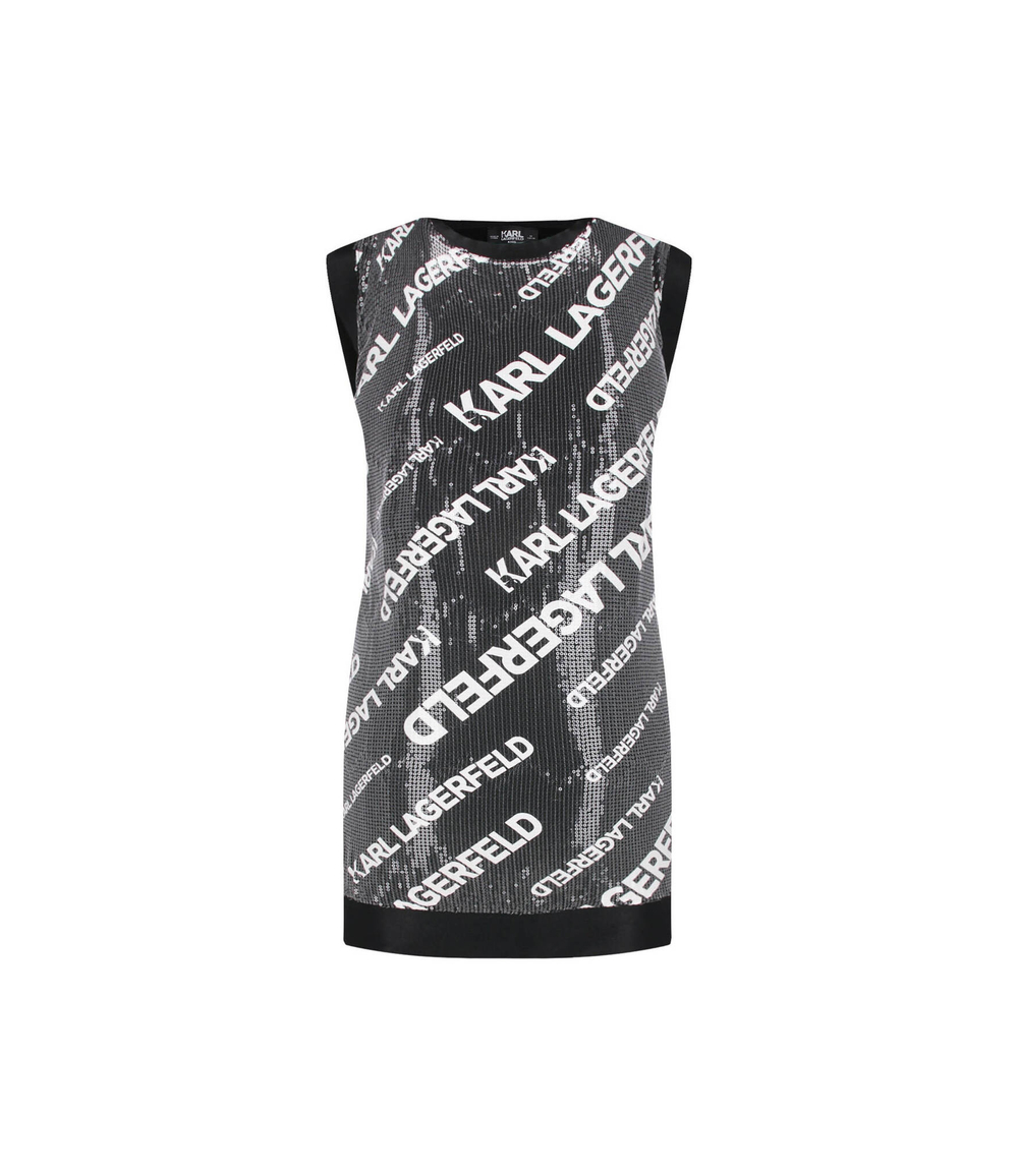 Платье Karl Lagerfeld Kids - черный(Z12242)