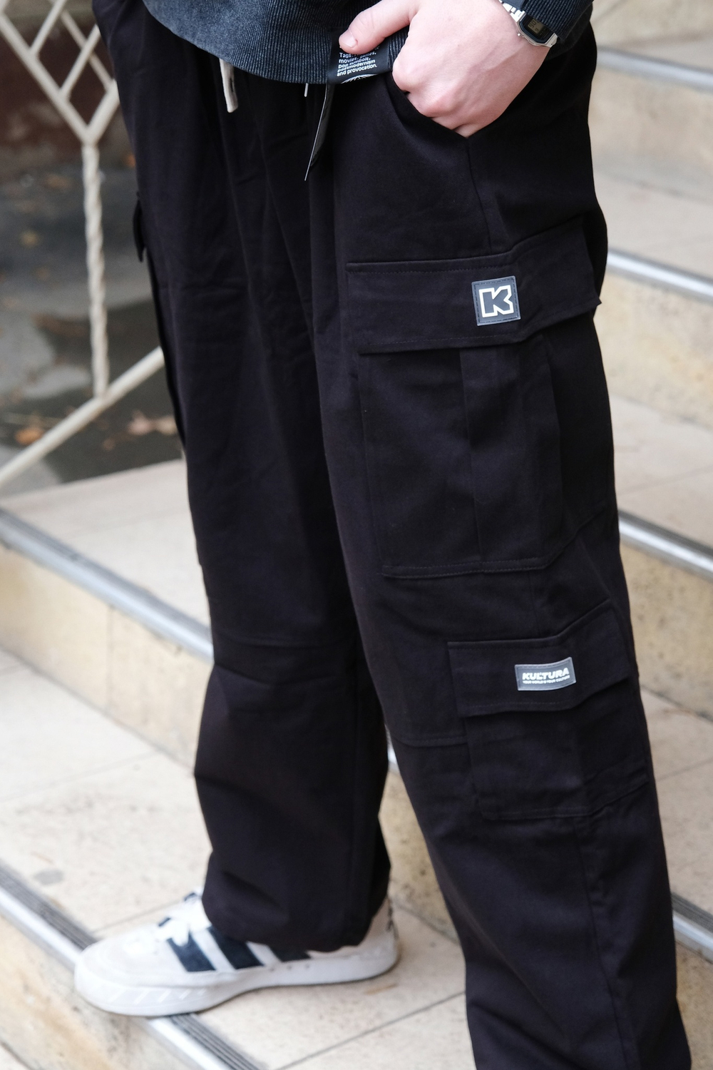 Брюки KUL'TURA Cargo 4 pocket Черный