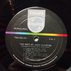 Винтажная виниловая пластинка LP The Best Of Jimmy Clanton (USA 1964)