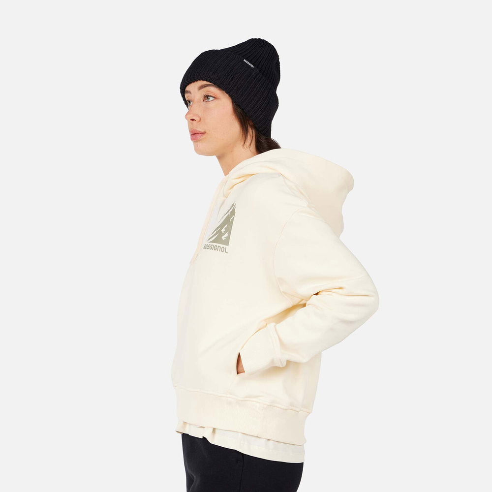 Толстовка Rossignol W WATERFALL H RELAX SWEATSHIRT A07 WHITE