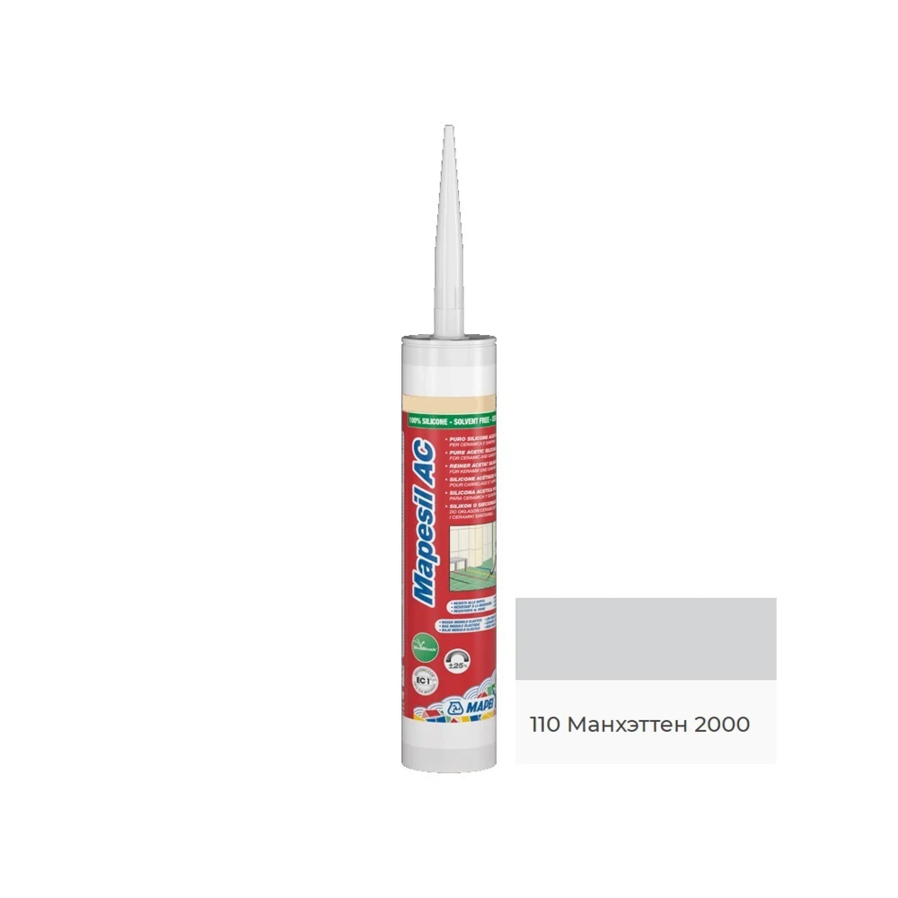 МАПЕИ MAPESIL AC 110, 310 мл. Герметик, манхэттен