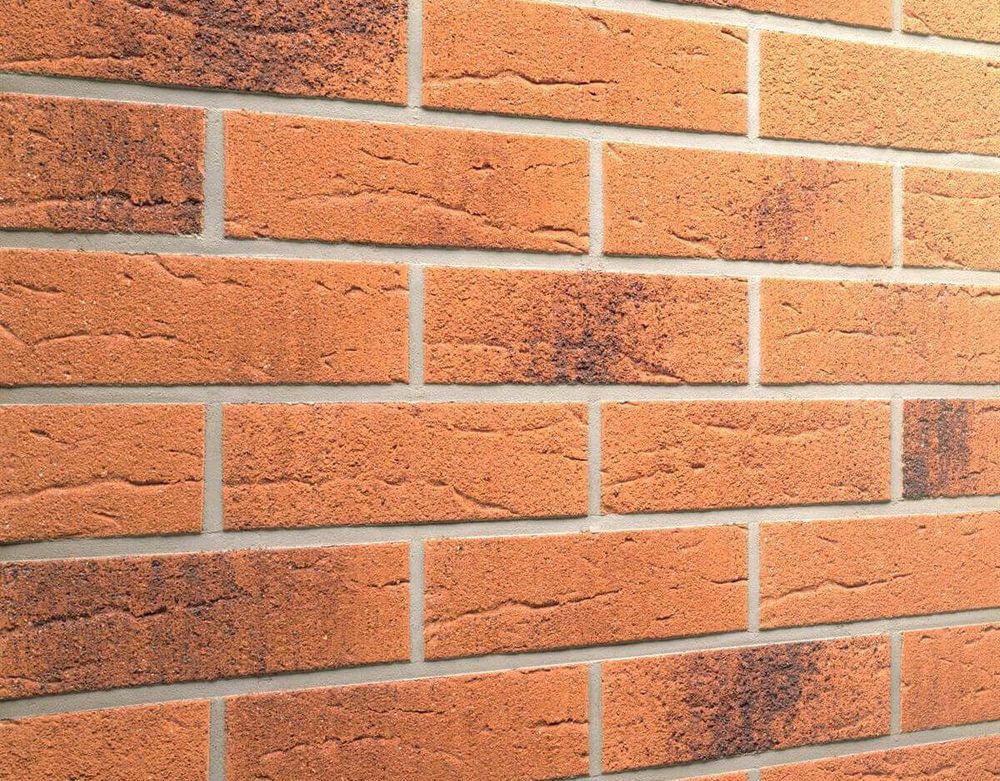 Feldhaus Klinker - R228NF9, Classic Terracota Rustico Carbo, 240x9x71 - Клинкерная плитка для фасада и внутренней отделки