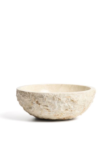 Раковина Orvane из бежевого мрамора Ø 40 см
