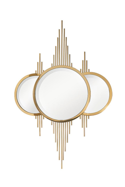 Зеркало декоративное 80x120см Garda Decor золотое стиль ар-деко
