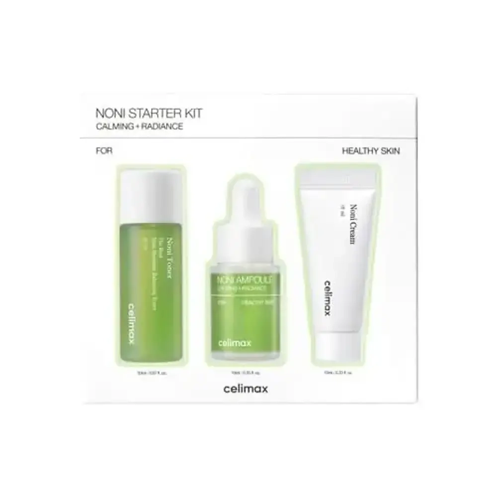 Celimax Noni Starter Kit Calming+Radiance Восстанавливающий набор миниатюр с экстрактом плодов нони