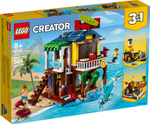 Конструктор Лего Креатор Пляжный домик серферов 31118 | LEGO Creator Surfer Beach House | 3 модели в 1 | 564 детали | 8+