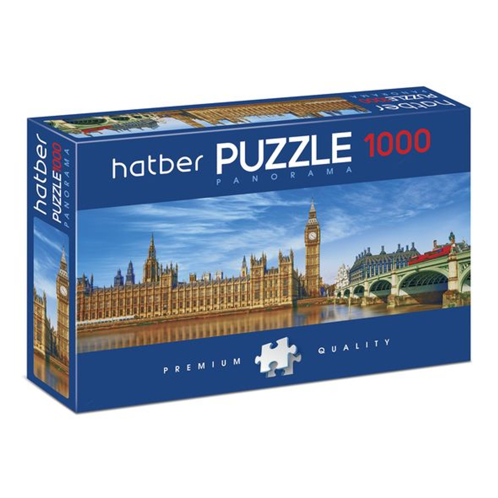 Пазл Hatber "Пейзажи", 1000 деталей , 1000П32_19095, картонная основа, от 12 лет