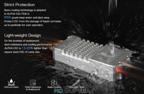 ESC регулятор мотора T-Motor Alpha 60A LV 4-6S