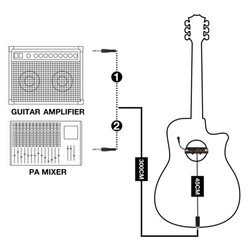 Звукосниматель гитарный с гарнитурой GH QH-8B