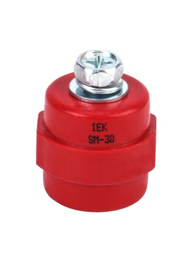 Изолятор SM30 (М8) силовой с болтом IEK YIS11-30-08-B