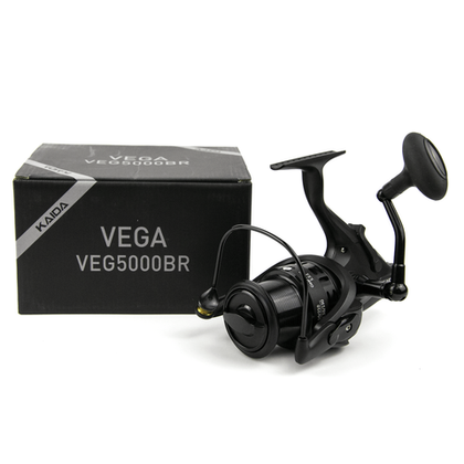 Безынерционная катушка фидерная 5000 c байтраннером Kaida Vega (6+1BB, мет. шпуля)