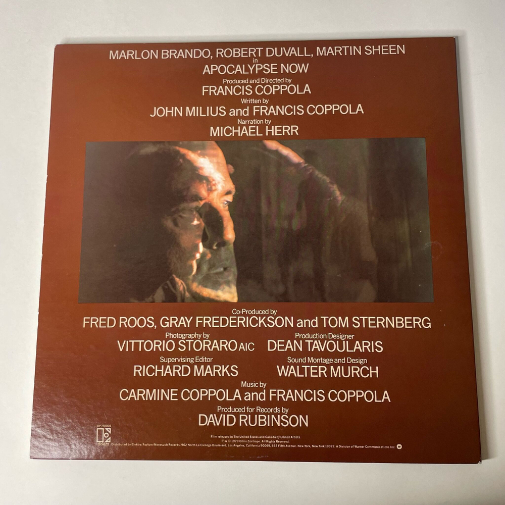 Винтажная виниловая пластинка LP Апокалипсис Сегодня Carmine Coppola and Francis Coppola Apocalypse Now (Япония 1979) (No Obi)