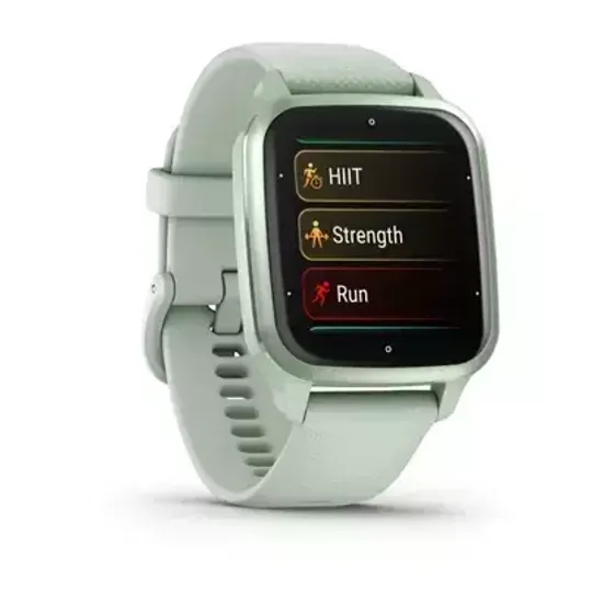 Смарт-часы Garmin VENU SQ 2 Metallic Mint Bezel with Cool Mint Case and Silicone Band 010-02701-12
