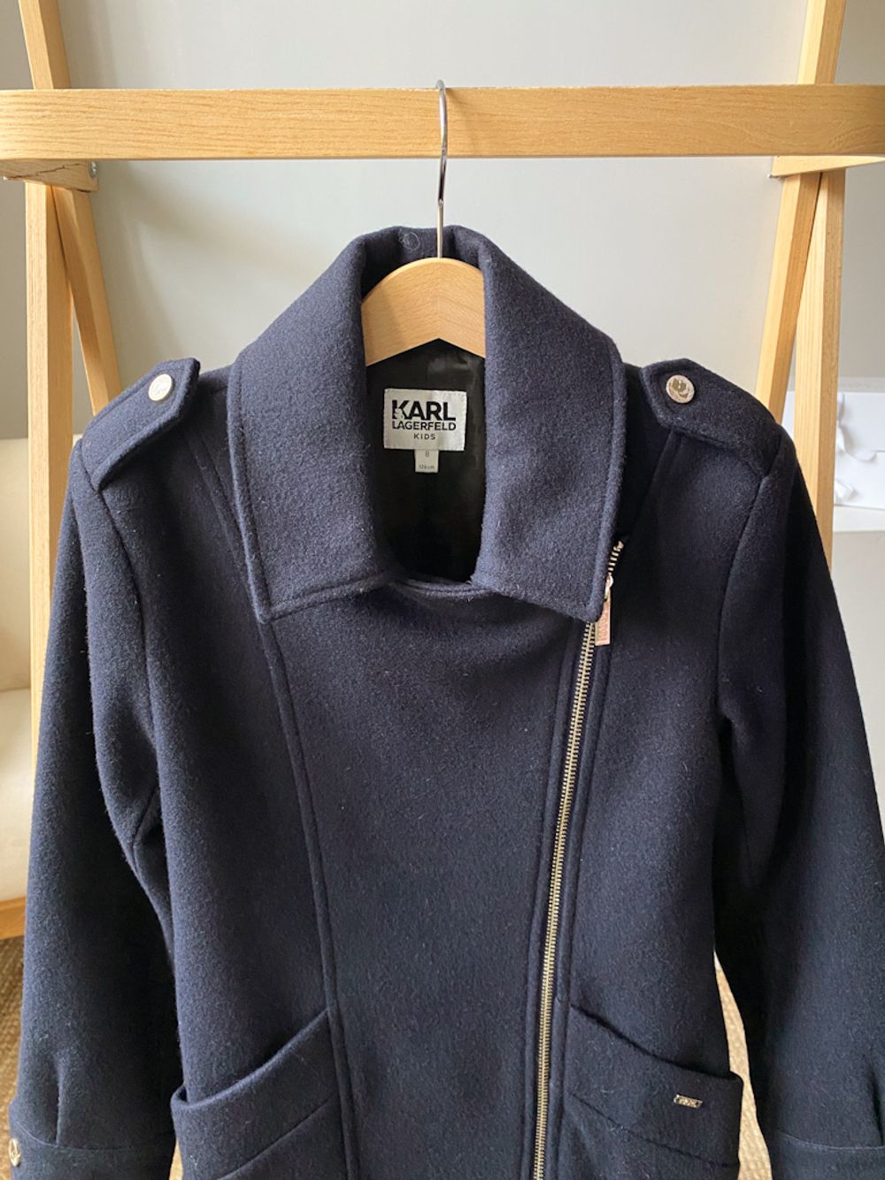 Шерстяное пальто Karl Lagerfeld, 128