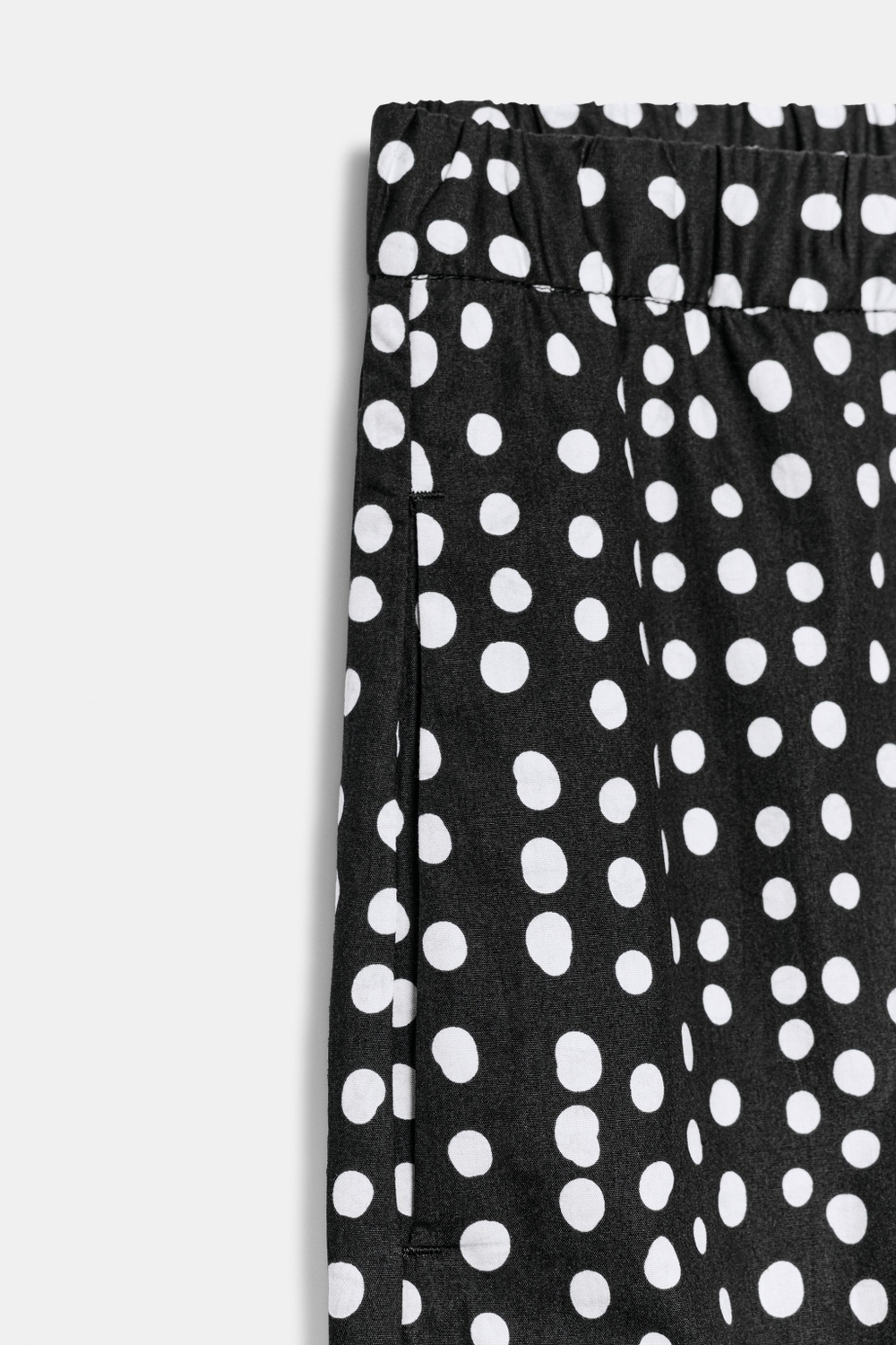 БРЮКИ В ПИЖАМНОМ СТИЛЕ В ГОРОШЕК — ZW COLLECTION — ZARA