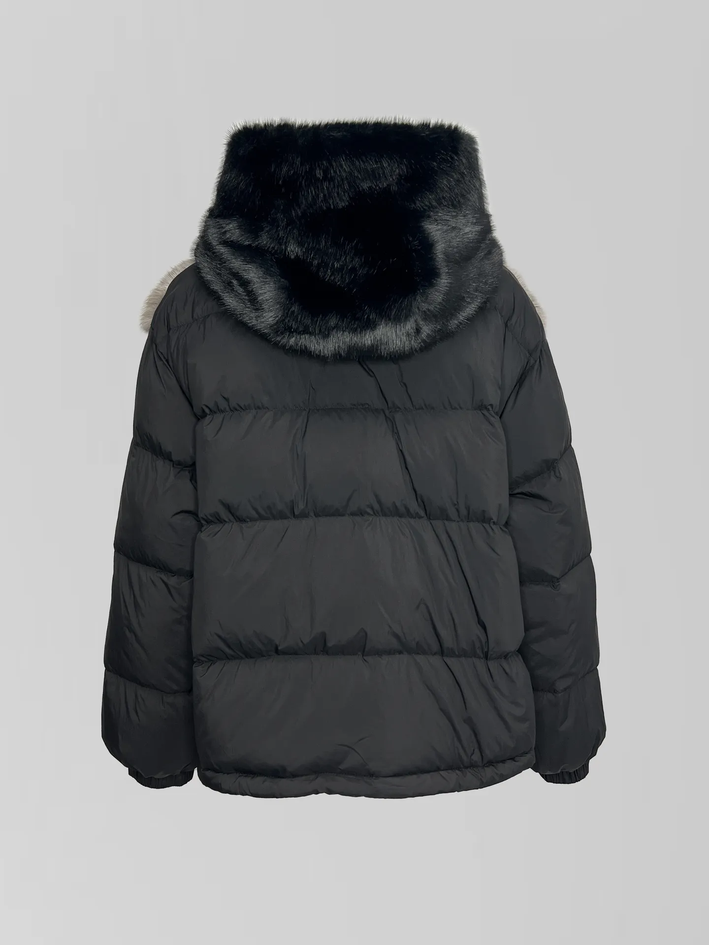 Куртка ALLURE YKE5225 с меховыми вставками и капюшоном