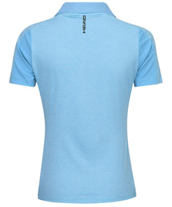 Женское поло Head Padel Tech Polo Shirt - Бирюзовый