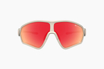 Спортивные очки с диоптриями Demetz W-Suit / Sand / Dark Sand V. Pink Mirror Orange Cat.3