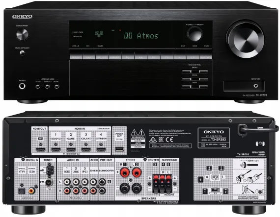 Onkyo TX-SR393 Black