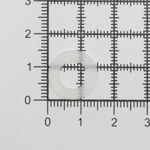 Кольцо уплотнительное пластик под блочку/ люверс ⌀7.3 мм, h5.41 мм (№5), ≈1000 шт, New Star