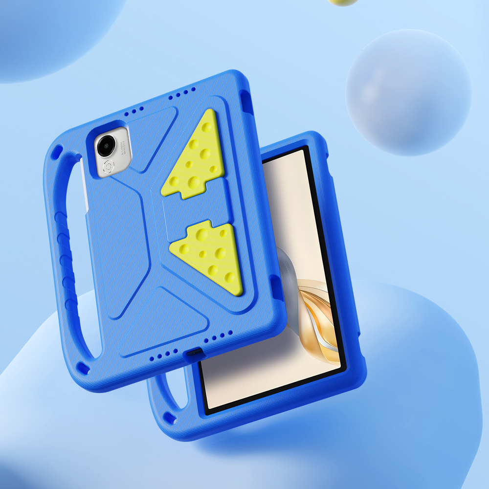 Детский чехол синего цвета на планшет Honor Pad X9a и X9 от от Dux Ducis, серия Puff Series Case