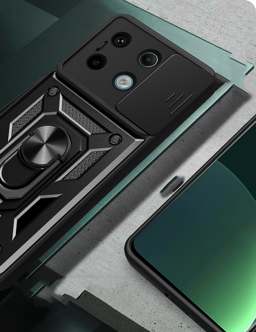 Чехол с кольцом Bumper Case для Poco X6
