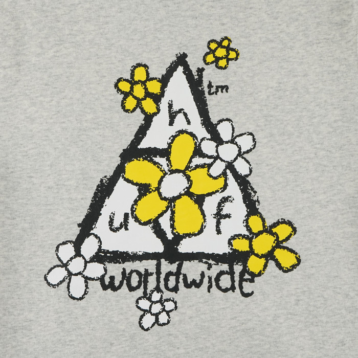 Толстовка мужская HUF Pushing Daisies артикул:PF00348-ATHHR - купить в магазине Дайс