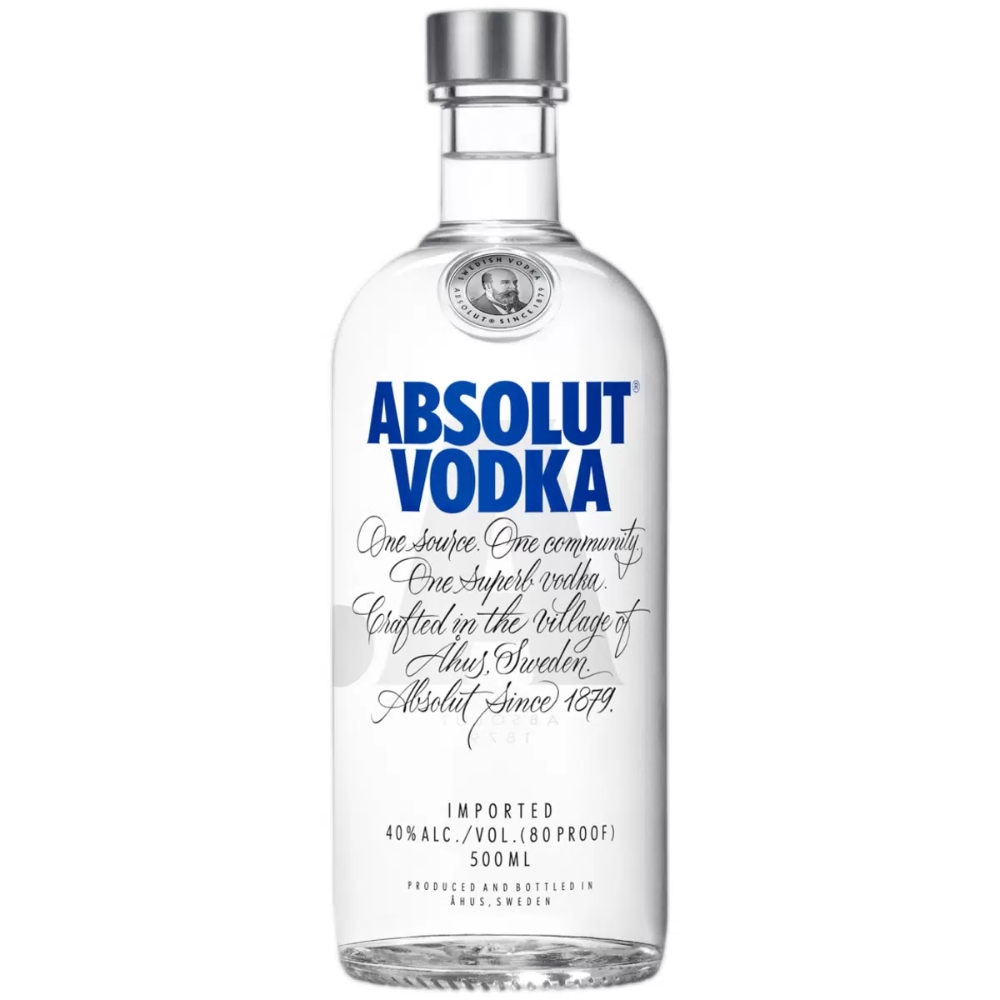 Водка Absolut 0.5 л