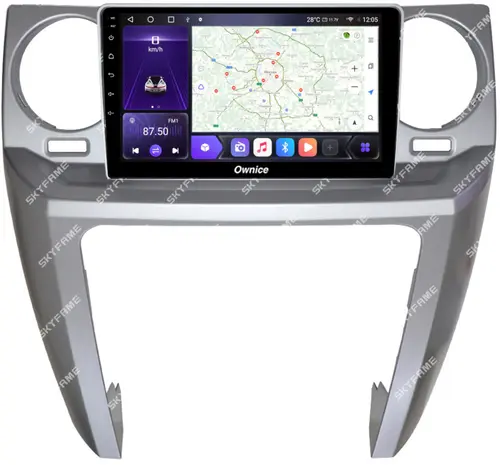 Магнитола для Land Rover Discovery 3 2005-2009 (закругленные углы) - Kuberg SF-9703-2 QLed, Android 12, Быстрая, CarPlay, 4G SIM-слот