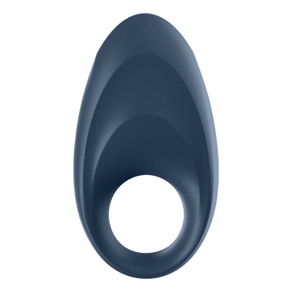 Эрекционное кольцо Satisfyer Mighty One с возможностью управления через приложение (Цвет: темно-синий)