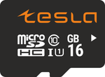 Карта памяти ТЕСЛА (TESLA) 16Гб microSDHC, C10/UHS-I U1 (TSLMSD016GU1)