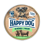 Паштет Happy Dog Хеппи Дог для собак мелких пород ягненок с рисом 125 г