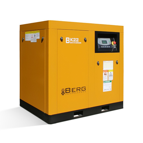 Винтовой компрессор BERG ВК-22-Е IP23 8 бар с прямым приводом и частотником