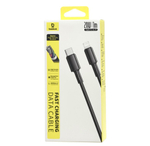 Кабель-зарядка Type-C на Lightning Baseus High Density Braided 20W 1м (CATLGD-01) черный