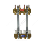 Группа коллекторная латунь 1" ВР/ВР 5 вых 3/4" НР под евроконус с расходомерами R553K Giacomini R553KY065