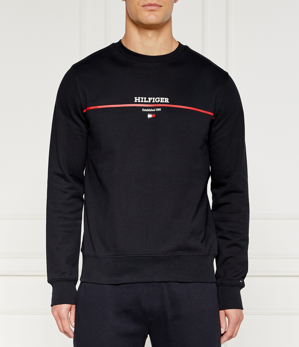 Худи terry Tommy Hilfiger - темно-синий(MW0MW35557)