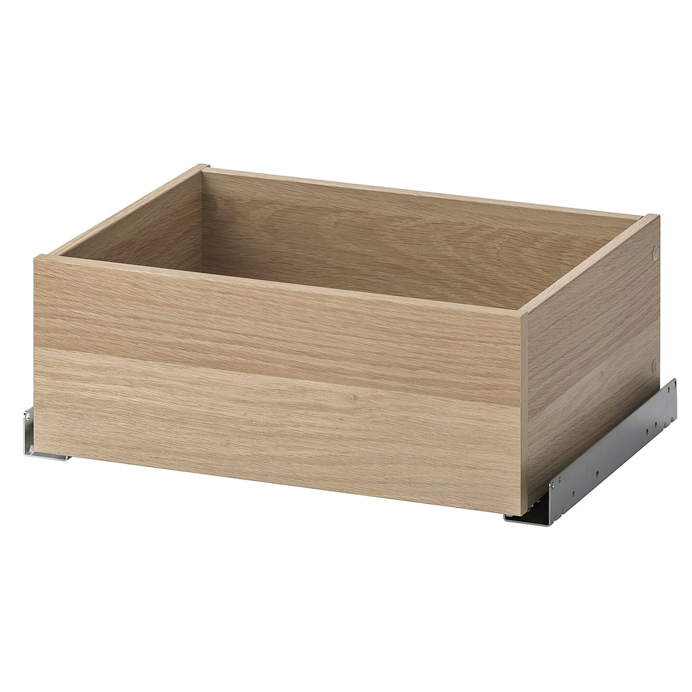 IKEA KOMPLEMENT  (ИКЕА КОМПЛЕМЕНТ)  -  Ящик - имитация дуба, белёный 50x35 см
